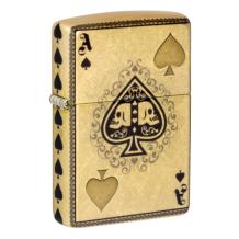 Zippo aansteker Ace of Spades Skull design