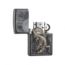 Zippo Crocodile emblem open