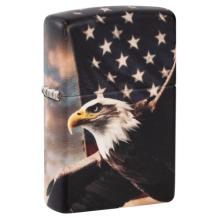 Zippo Eagle USA Flag Design