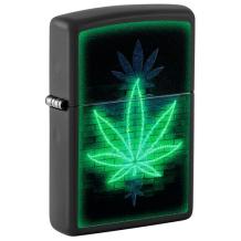 Zippo Glowing Leaf Design