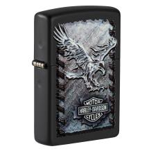 Zippo aansteker Harley Davidson Iron Eagle Matt zwart