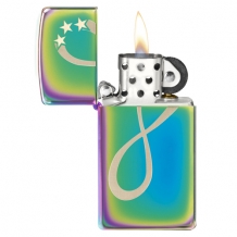 Zippo Infinity Stars Slim open