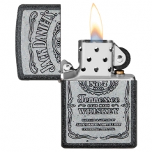 Zippo Jack Daniel's Iron Stone open