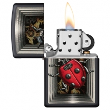 Zippo Ladybug open