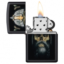 Zippo Skull Viking open