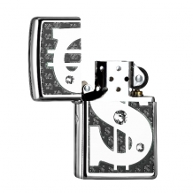 Zippo Dollar Sign Bling