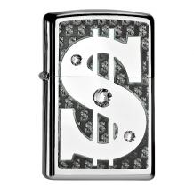 Zippo Dollar Sign Bling