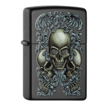 Zippo Skull Filigree