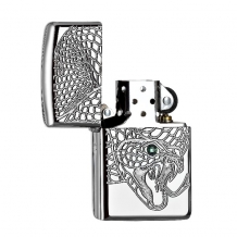 Zippo Snake With Tongue And Crystal