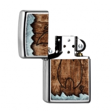 Zippo Wood Burnt Flame