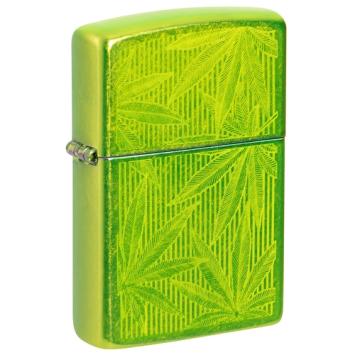 Zippo Cannabis Leaves Design