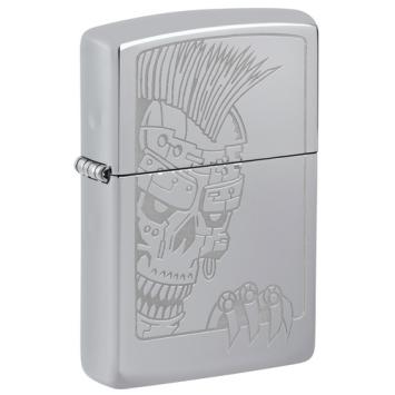 Zippo Mohawk Skull Design