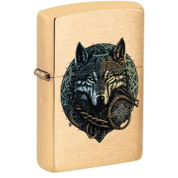 Zippo Wolf Warrior Design