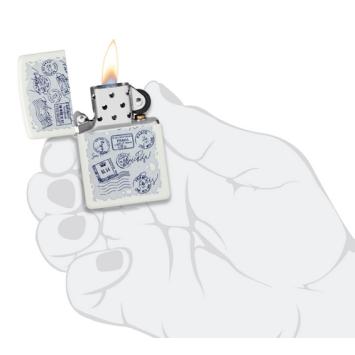 Zippo post stempel