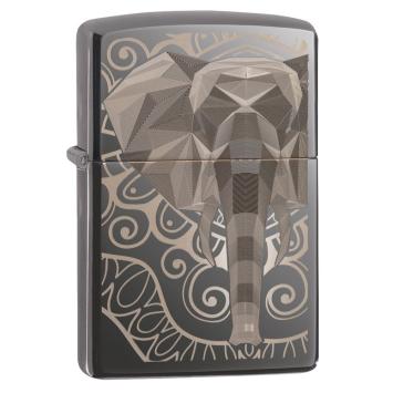 Zippo Elephant Fancy Fill Design