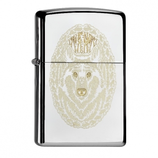 Zippo Native American Wolve