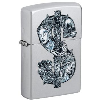 Zippo Tattoo Dollar Design